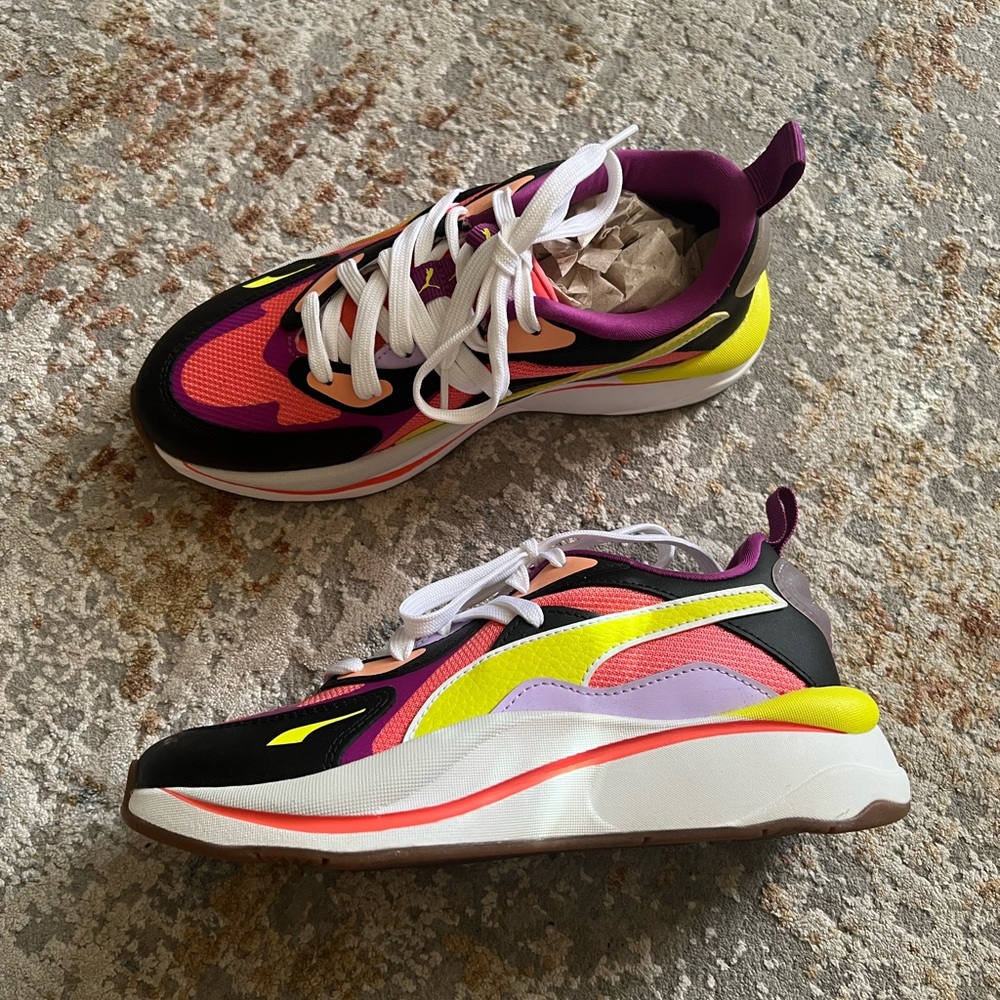 Puma RS-Curve Sunset Women's Sneakers - Pink, Purple, Yellow